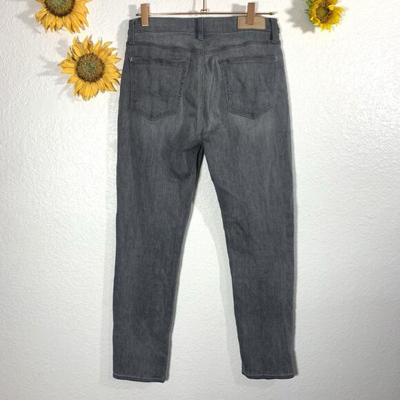 7 For all Mankind Josefina Button Fly Boyfriend Jeans Gray Wash Size 26 - Picture 5 of 15